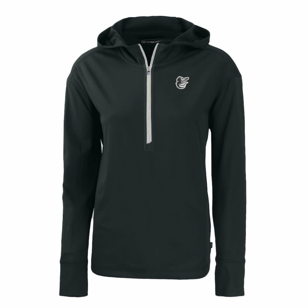 Baltimore Orioles Cutter & Buck Women's Daybreak Eco Recycled Half-Zip Hoodie Outlet