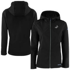 Los Angeles Dodgers Cutter & Buck Women's Evoke Eco Softshell Recycled Full-Zip Hoodie Jacket Sale