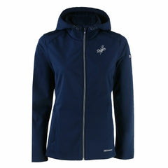 Los Angeles Dodgers Cutter & Buck Women's Evoke Eco Softshell Recycled Full-Zip Hoodie Jacket Sale
