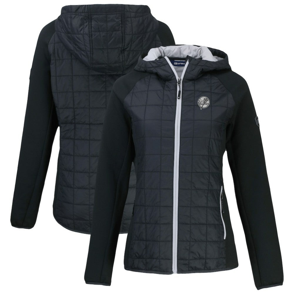 New York Yankees Cutter & Buck Women's Rainier Primaloft Eco Full-Zip Hybrid Jacket Sale