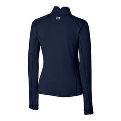 Detroit Tigers Cutter & Buck Women's Traverse Stretch Quarter-Zip Pullover Top Discount