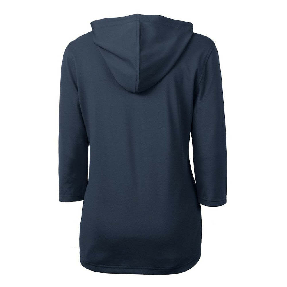 Detroit Tigers Cutter & Buck Women's Virtue Eco Pique Half-Zip 3/4 Sleeve Pullover Hoodie Sale