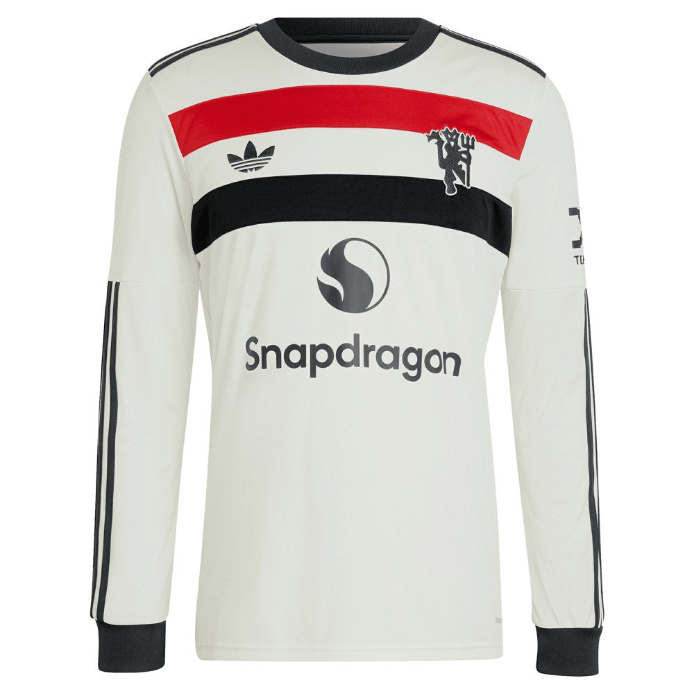 Adidas - Manchester United Originals 2024/25 Third Replica Long Sleeve Jersey - Cream