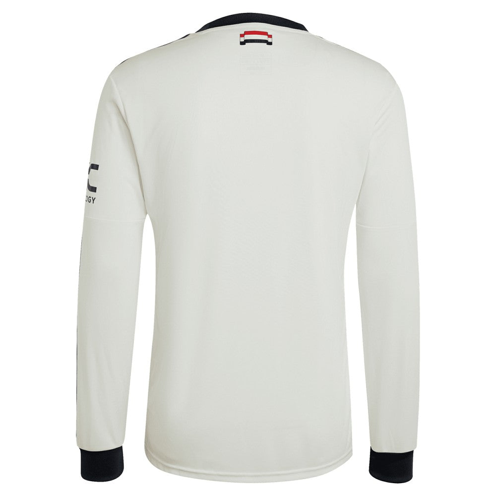 Adidas - Manchester United Originals 2024/25 Third Replica Long Sleeve Jersey - Cream