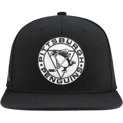Pittsburgh Penguins Mitchell & Ness Team Snapback Hat - Black | NHL Lifestyle