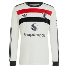 Adidas - Manchester United Originals 2024/25 Third Custom Replica Long Sleeve Jersey - Cream