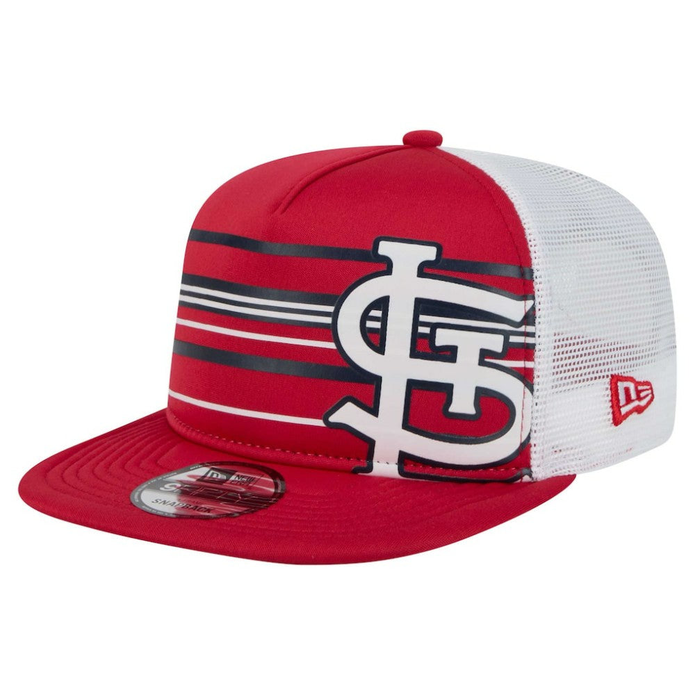 St. Louis Cardinals New Era 9FIFTY A-Frame Trucker Snapback Hat Outlet