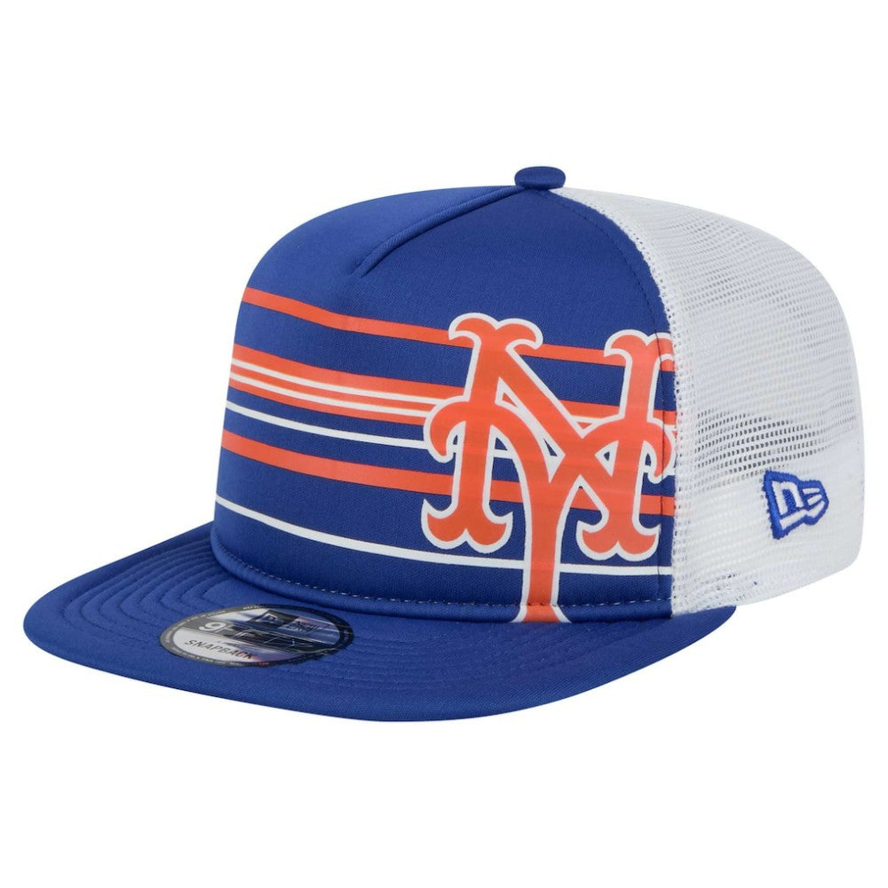 New York Mets New Era 9FIFTY A-Frame Trucker Snapback Hat Outlet