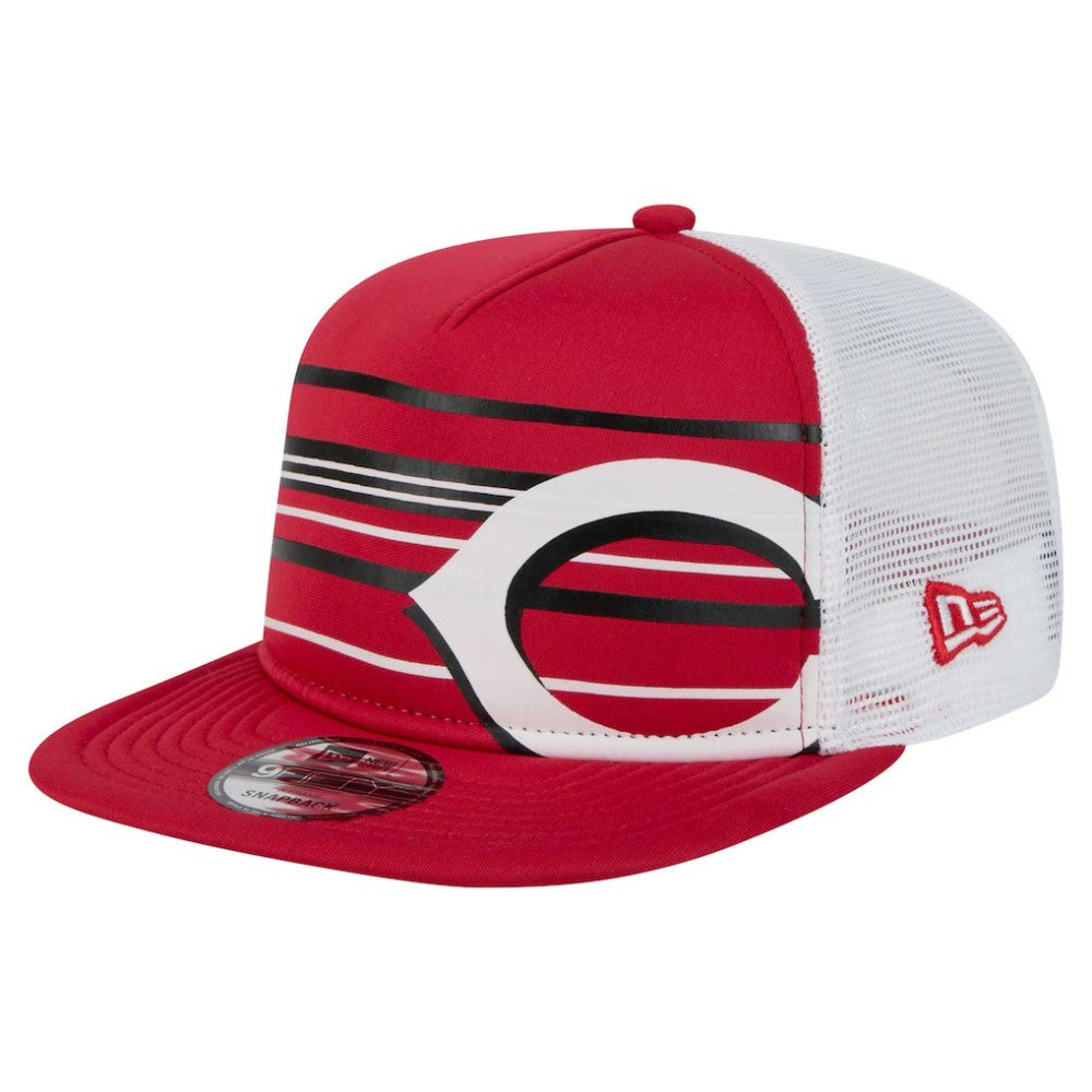 Cincinnati Reds New Era 9FIFTY A-Frame Trucker Snapback Hat for sale