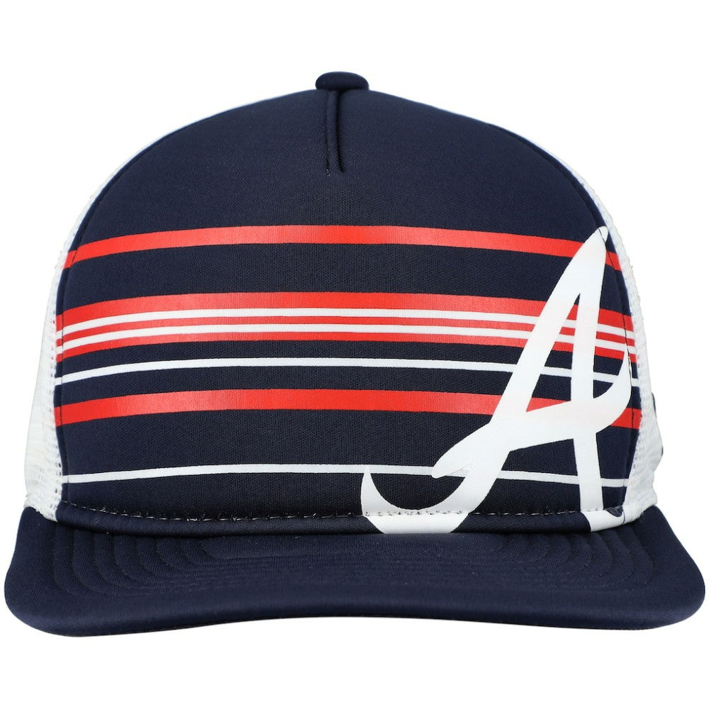 Atlanta Braves New Era A-Frame Trucker 9FIFTY Snapback Hat Discount