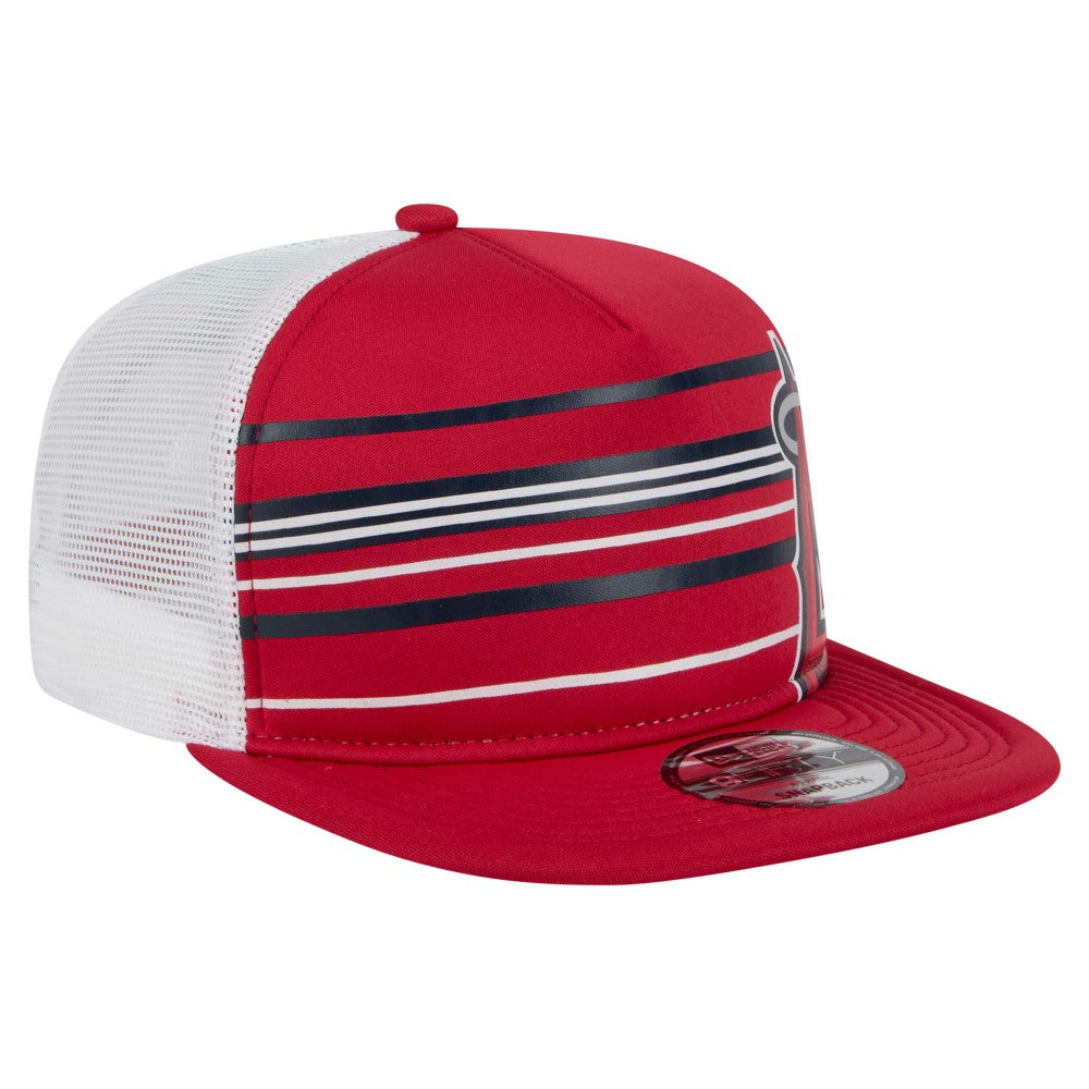 Los Angeles Angels New Era 9FIFTY A-Frame Trucker Snapback Hat Discount