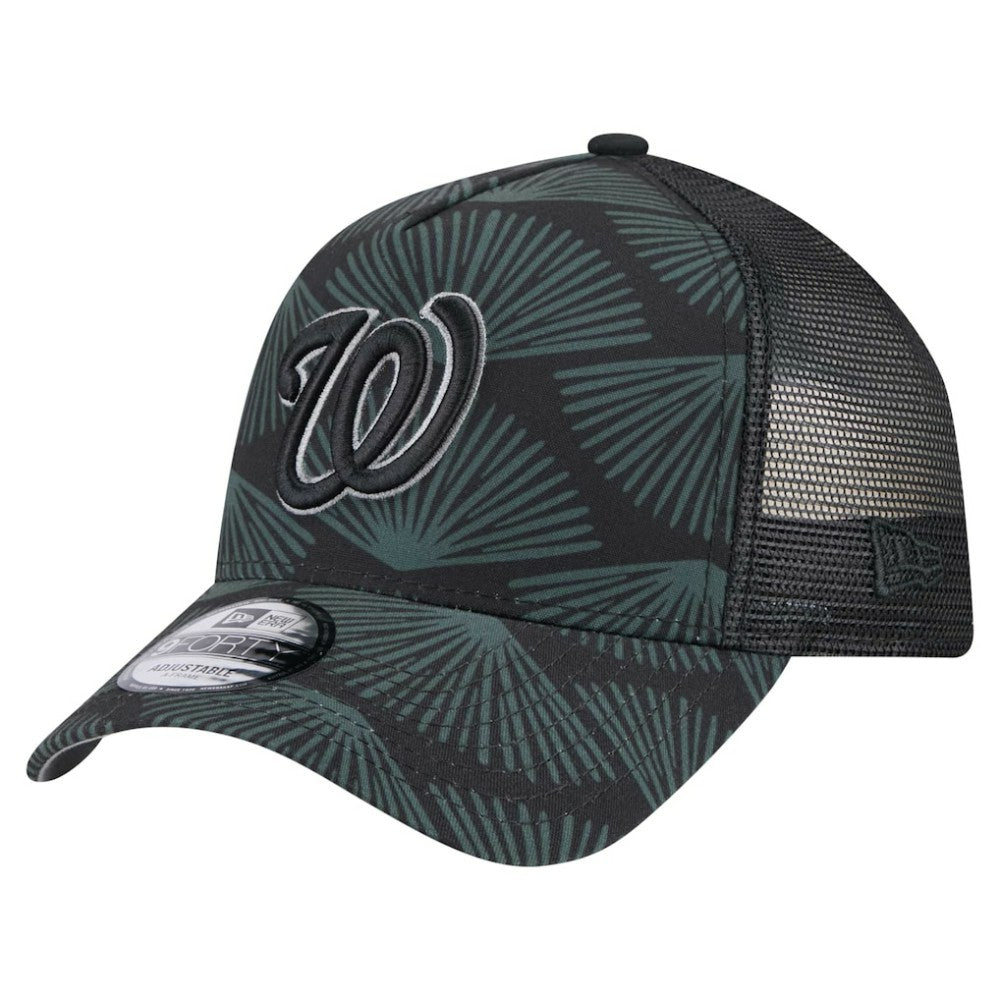 Washington Nationals New Era 9FORTY A-Frame Trucker Adjustable Hat Near Me