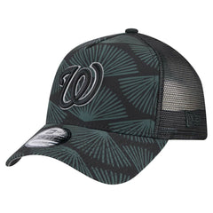 Washington Nationals New Era 9FORTY A-Frame Trucker Adjustable Hat Near Me