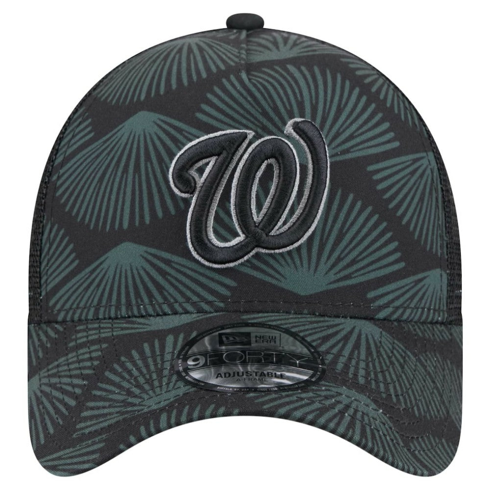 Washington Nationals New Era 9FORTY A-Frame Trucker Adjustable Hat Near Me