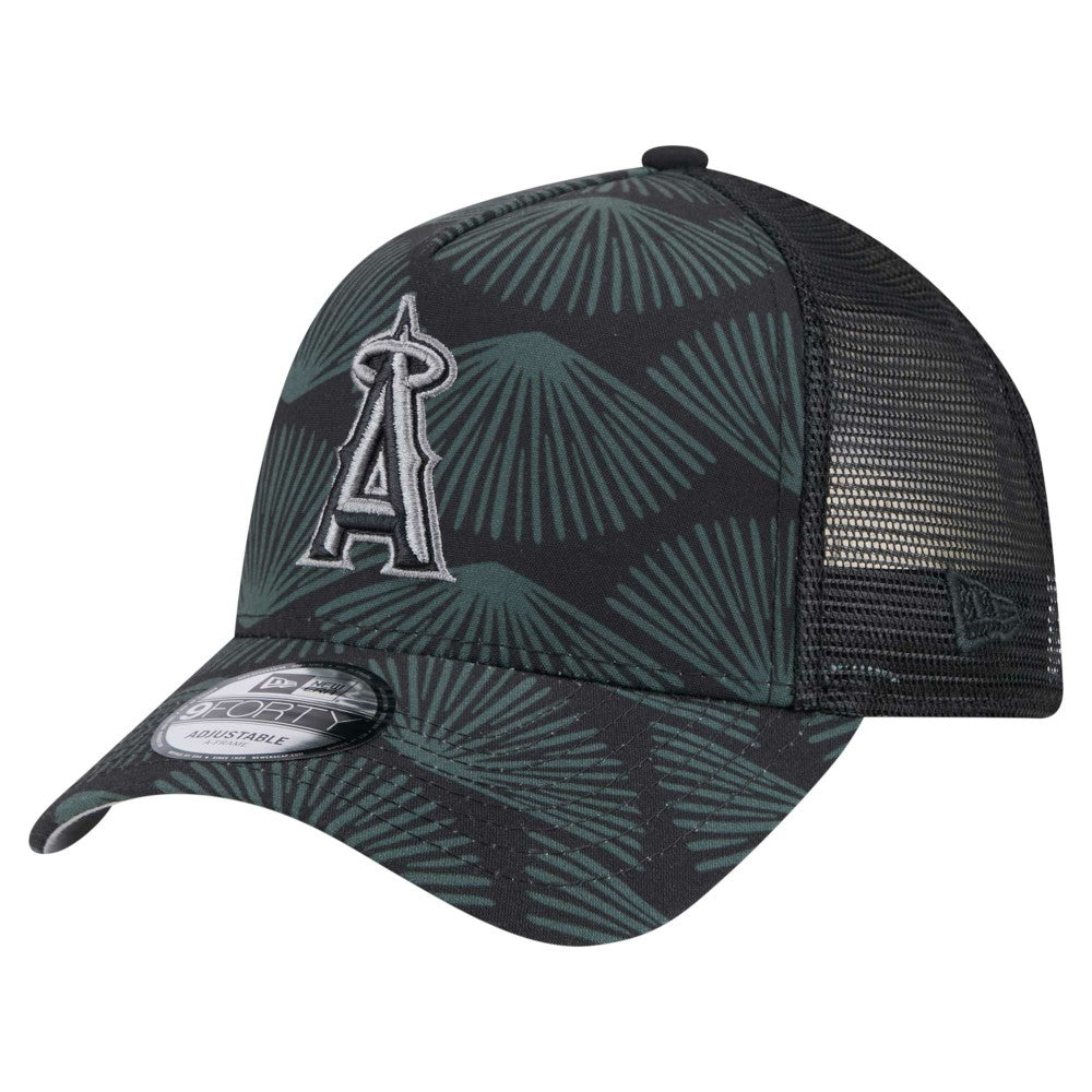 Los Angeles Angels New Era 9FORTY A-Frame Trucker Adjustable Hat Online