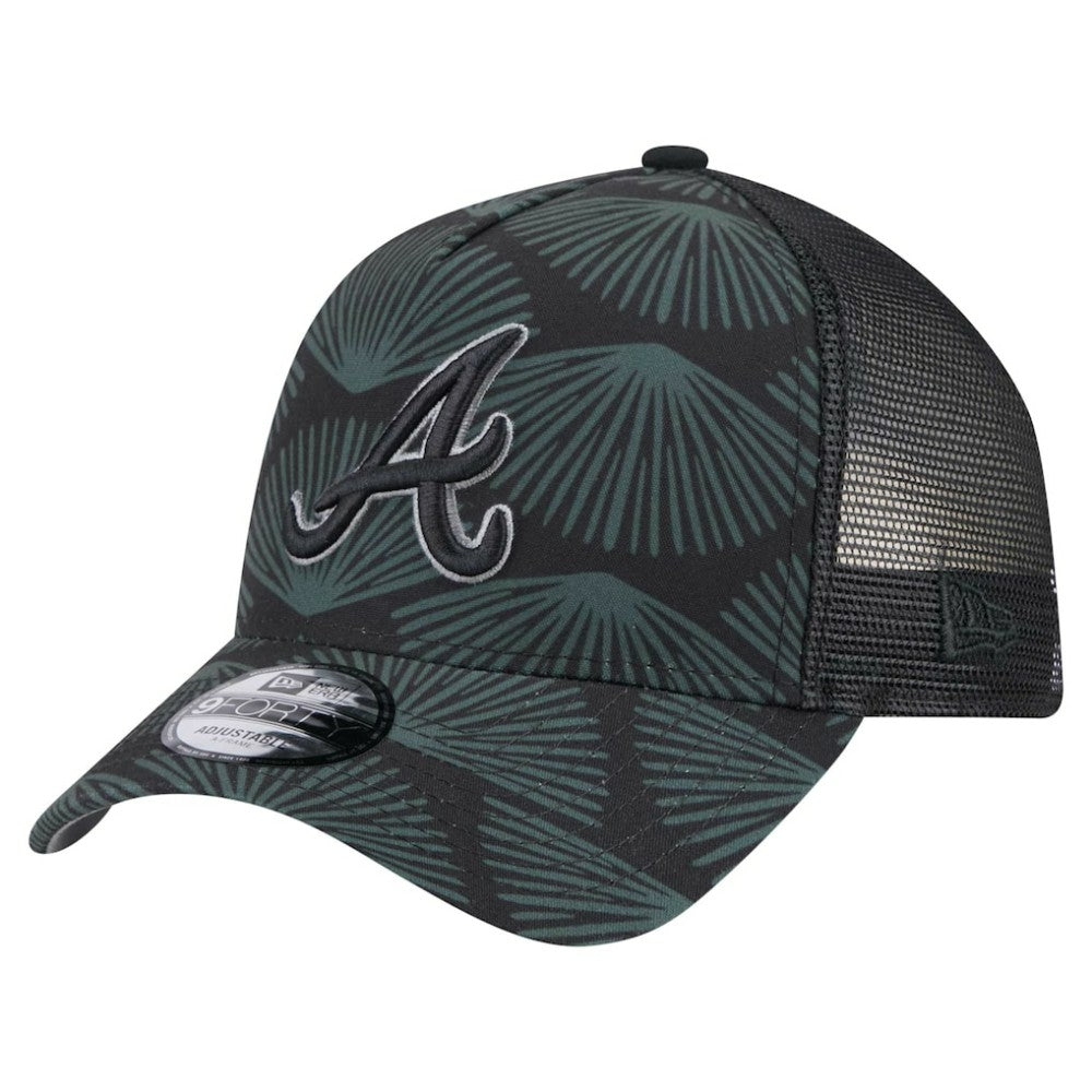 Atlanta Braves New Era 9FORTY A-Frame Trucker Adjustable Hat Outlet