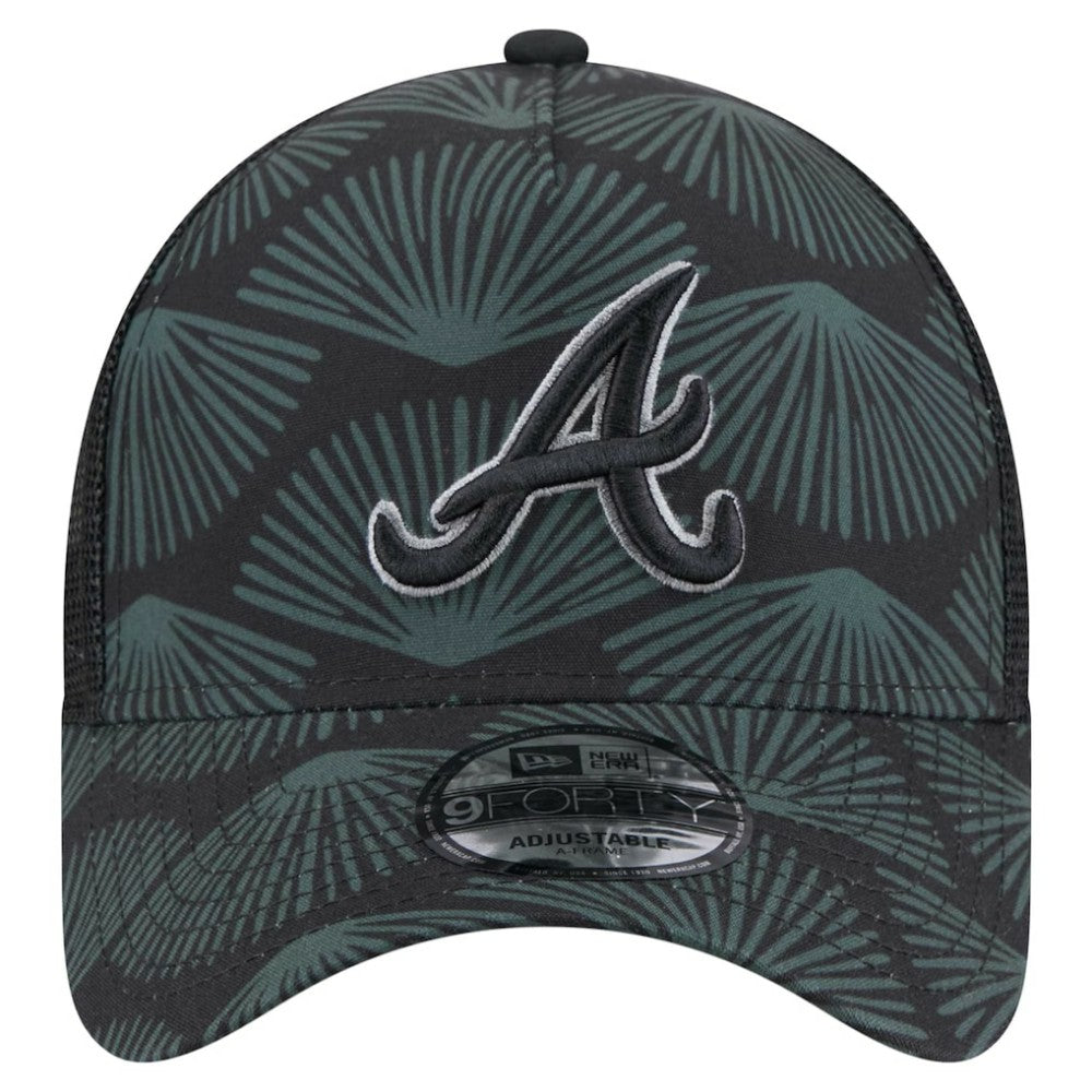 Atlanta Braves New Era 9FORTY A-Frame Trucker Adjustable Hat Outlet