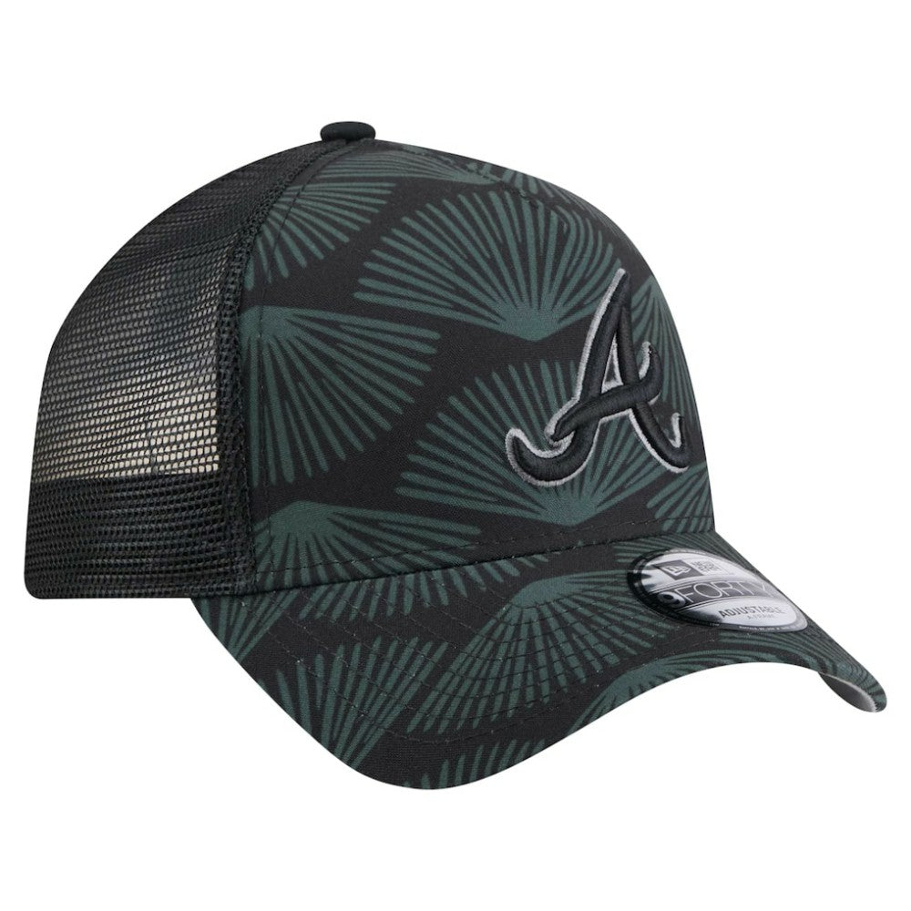 Atlanta Braves New Era 9FORTY A-Frame Trucker Adjustable Hat Outlet