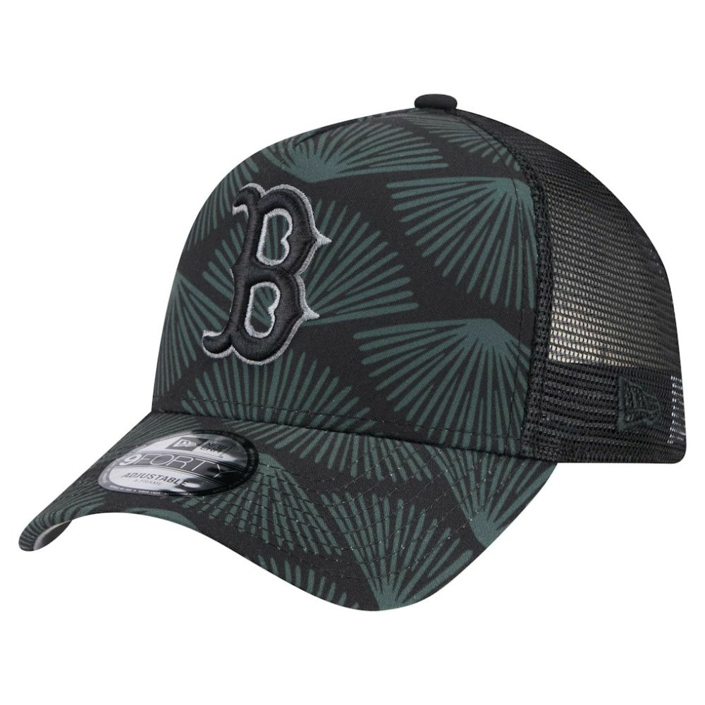 Boston Red Sox New Era 9FORTY A-Frame Trucker Adjustable Hat for sale
