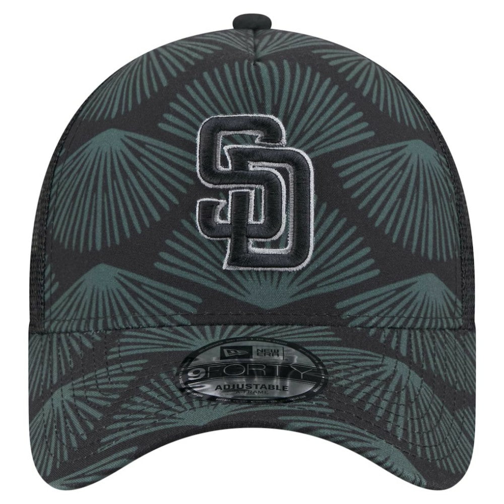 San Diego Padres New Era 9FORTY A-Frame Trucker Adjustable Hat Discount