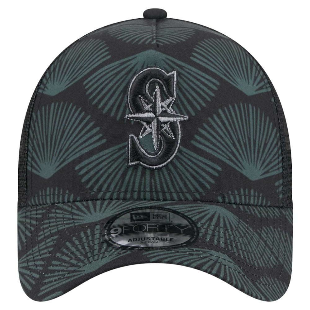 Seattle Mariners New Era 9FORTY A-Frame Trucker Adjustable Hat Outlet
