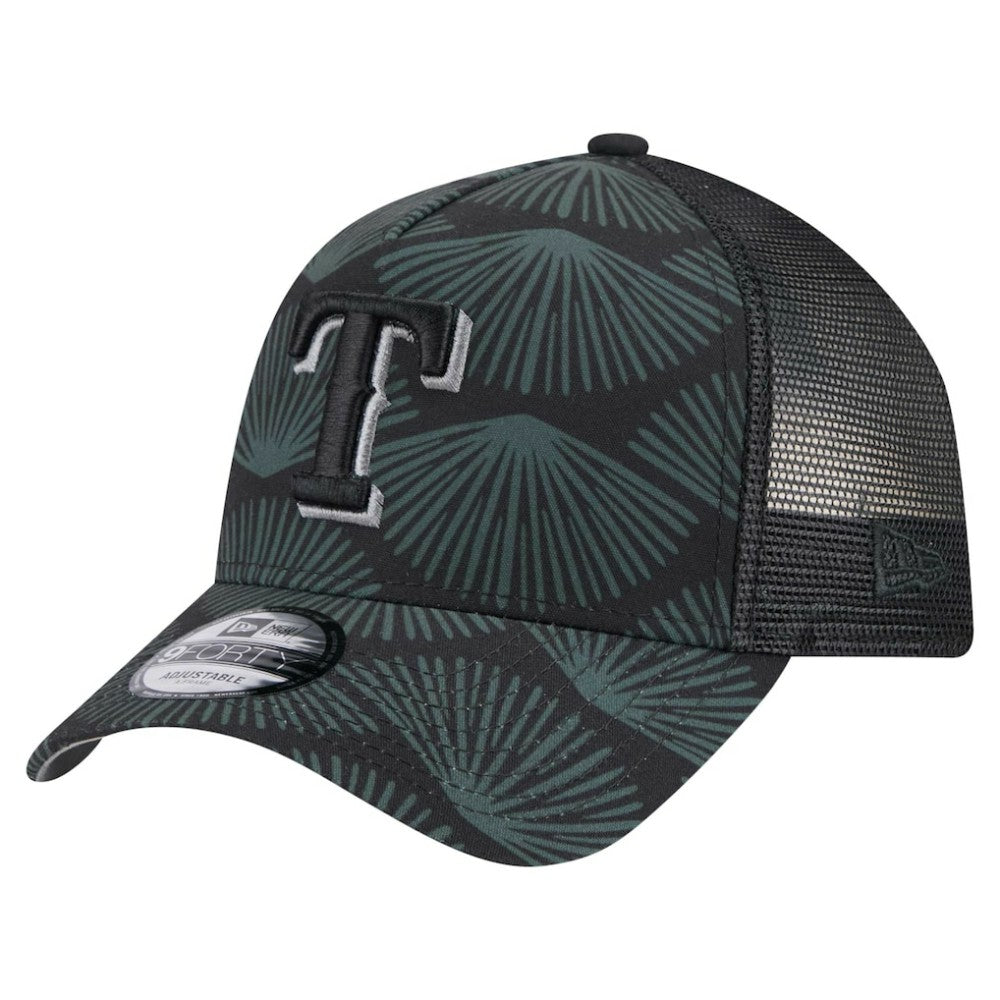 Texas Rangers New Era 9FORTY A-Frame Trucker Adjustable Hat Online