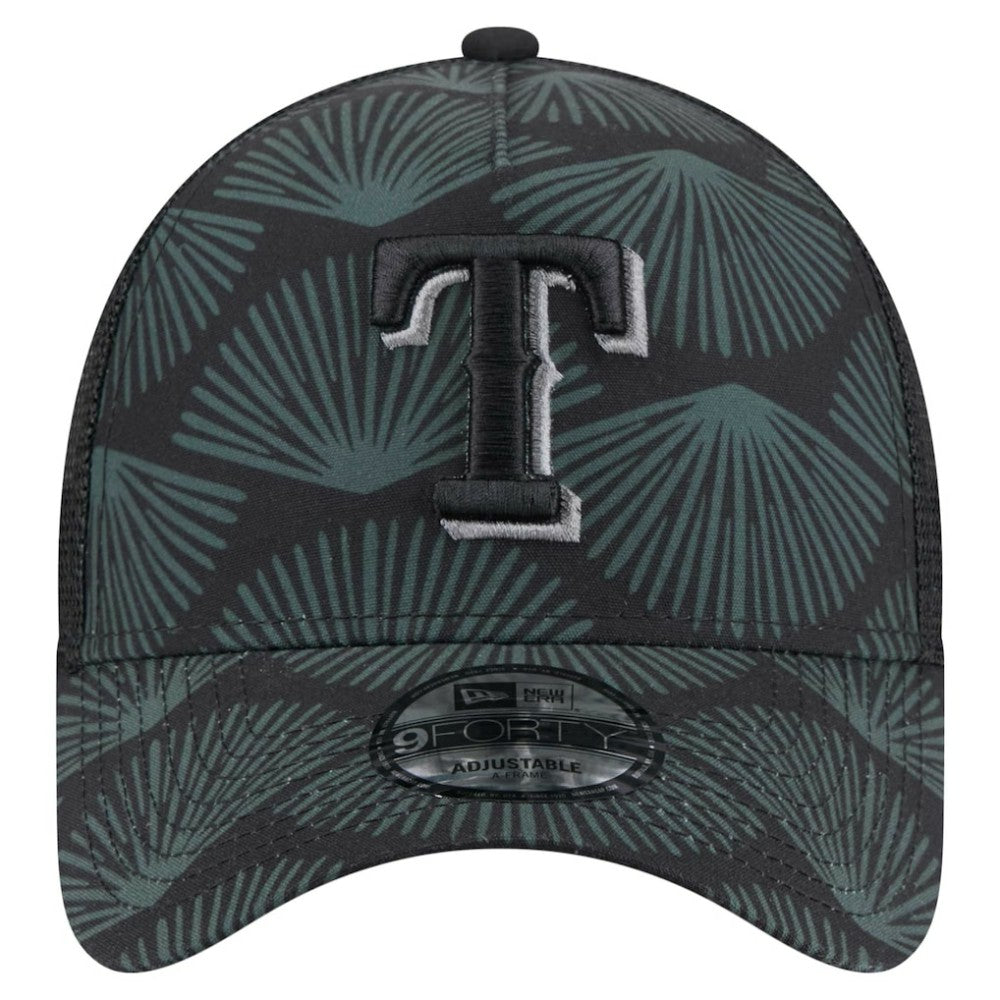 Texas Rangers New Era 9FORTY A-Frame Trucker Adjustable Hat Online