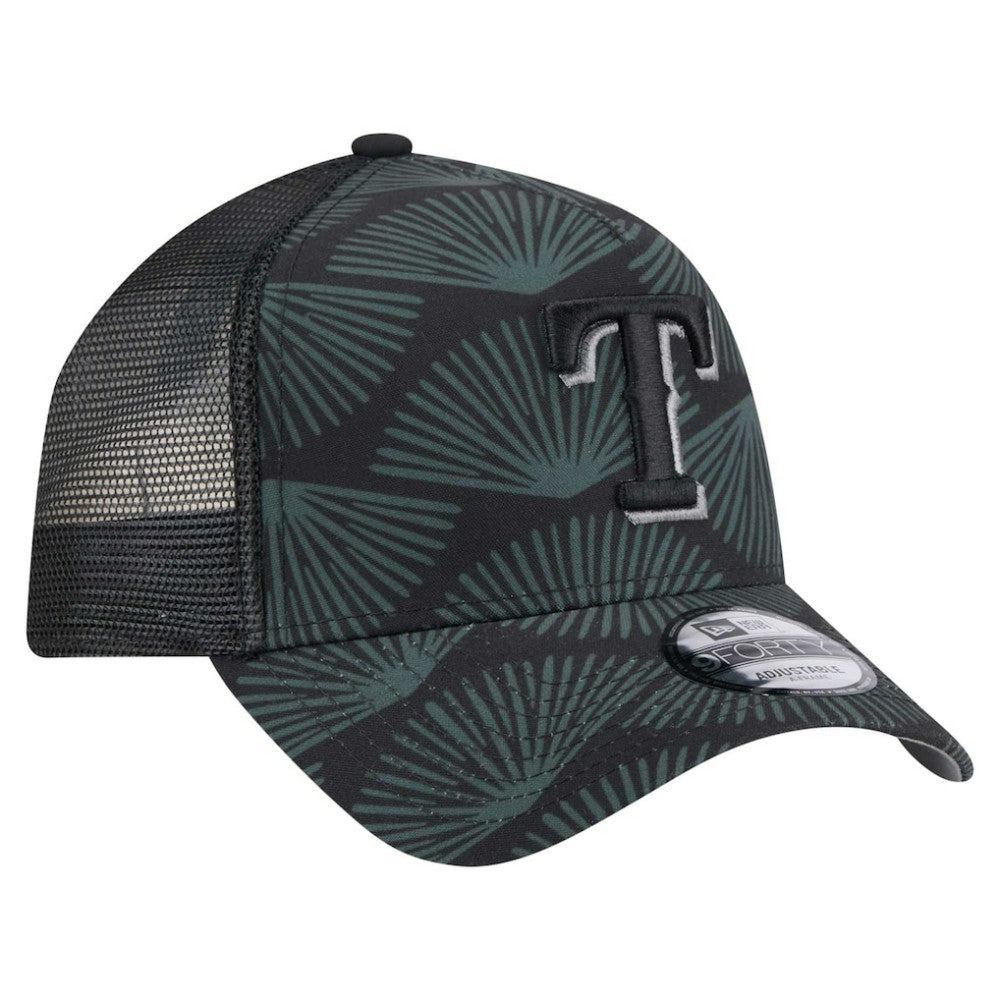 Texas Rangers New Era 9FORTY A-Frame Trucker Adjustable Hat Online
