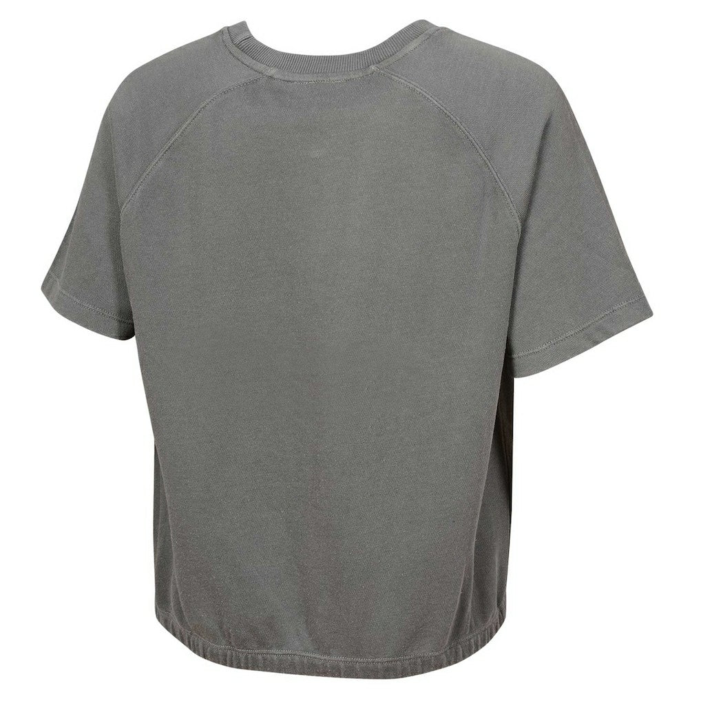 Dallas Cowboys Women's Mineral Wash Short Sleeve Top - Gray - NFL
