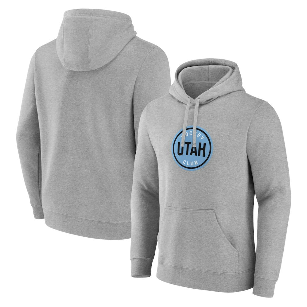 Utah Mammoth Fanatics Draft Logo Pullover Hoodie - Steel | Fanatics Clearance