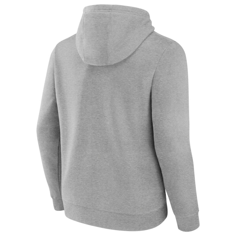 Utah Mammoth Fanatics Wordmark Logo Fleece Pullover Hoodie - Heather Gray | Fanatics sale