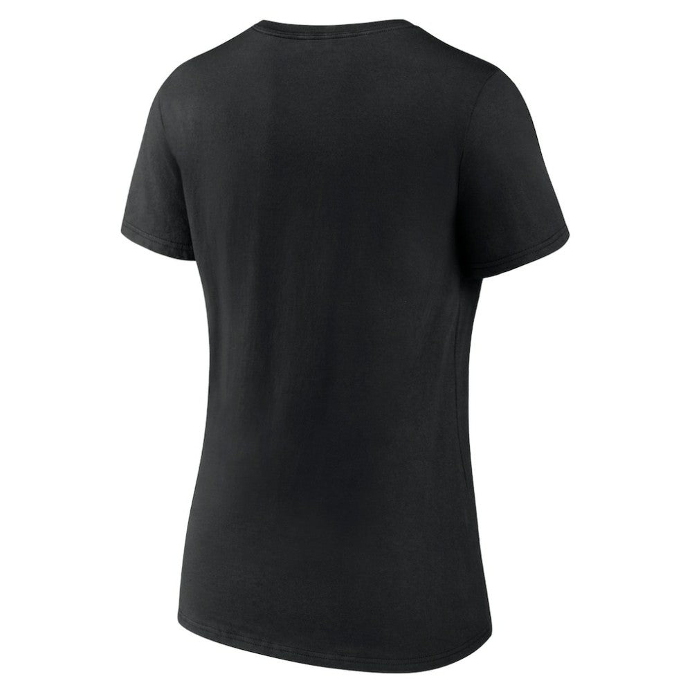 Utah Mammoth Fanatics Women's Secondary Logo V-Neck T-Shirt - Black | Fanatics online