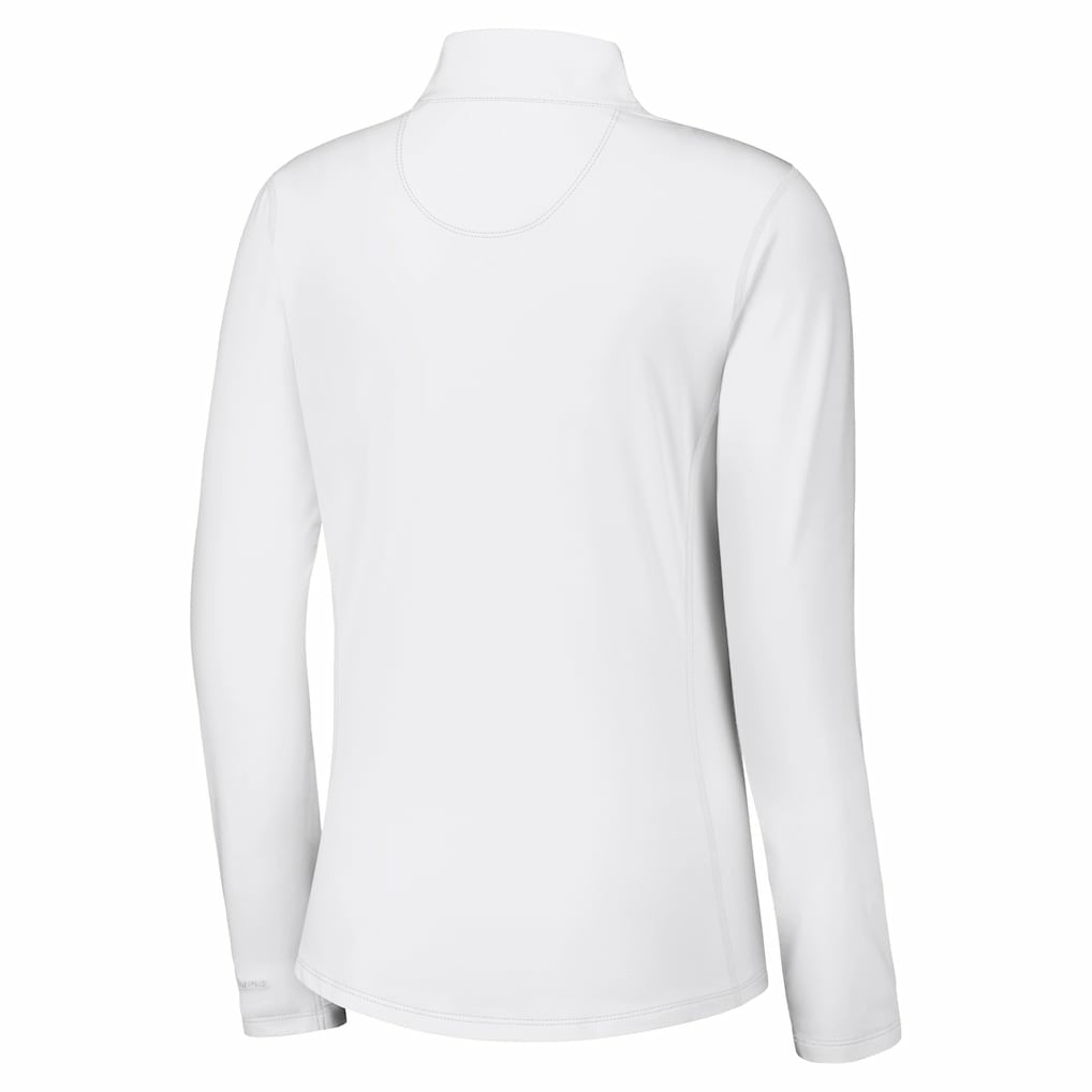 Buffalo Bills Women's Sport Playa Vista IslandZone Quarter-Zip Jacket - White - Tommy Bahama