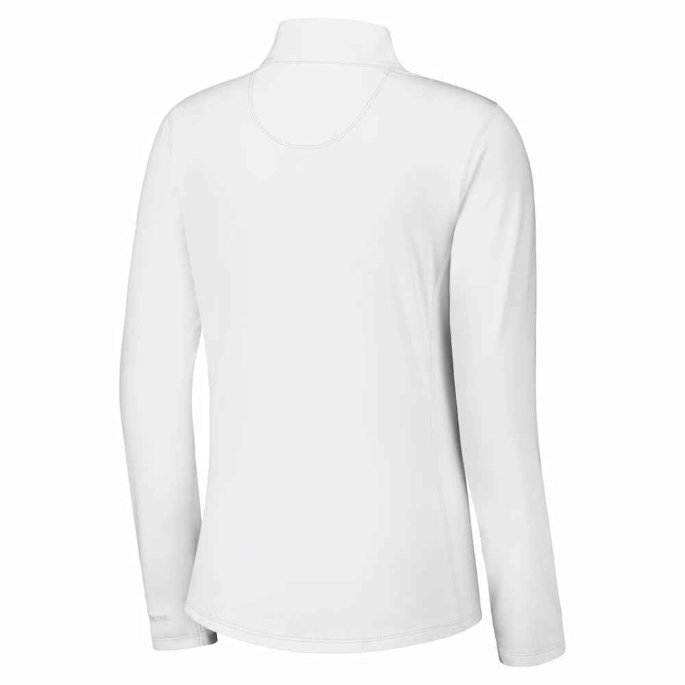 Buffalo Bills Women's Sport Playa Vista IslandZone Quarter-Zip Jacket - White - Tommy Bahama