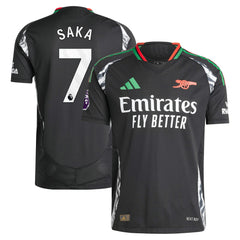 Adidas - Bukayo Saka Arsenal 2024/25 Away Player Jersey - Black