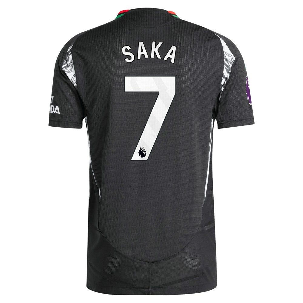 Adidas - Bukayo Saka Arsenal 2024/25 Away Player Jersey - Black