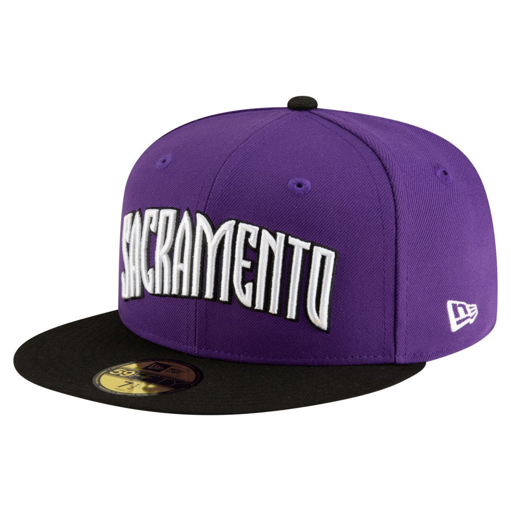 New Era Sacramento Kings 2024/25 Classic Edition Jersey Hook 59FIFTY Fitted Hat Purple/Black