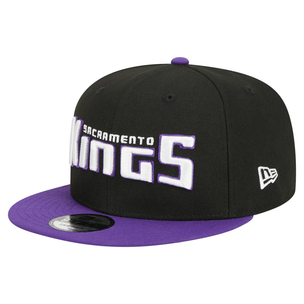 New Era Sacramento Kings Jersey Hook Statement Edition 9FIFTY Snapback Hat Black/Purple