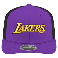 New Era Los Angeles Lakers Statement Edition Jersey Hook 9SEVENTY Stretch-Snap Hat Purple