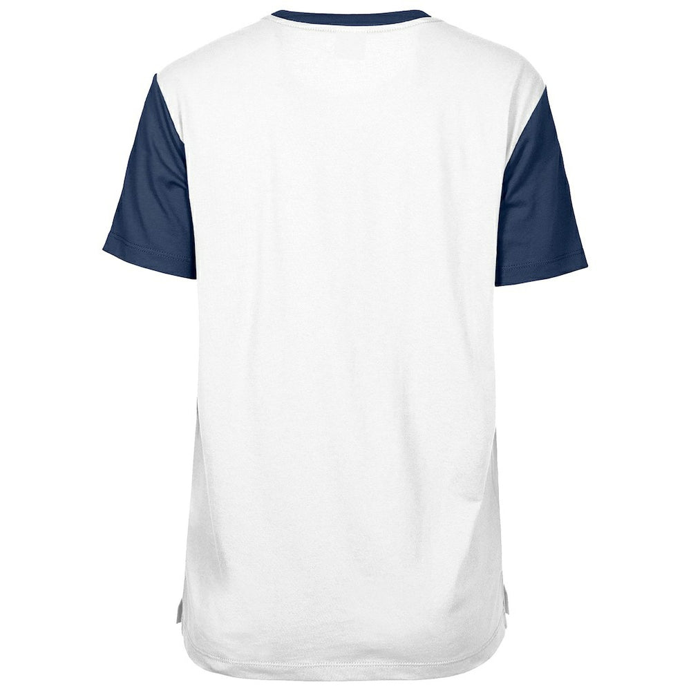 Dallas Cowboys New Era Women's 3rd Down T-Shirt - White/Navy - NFL