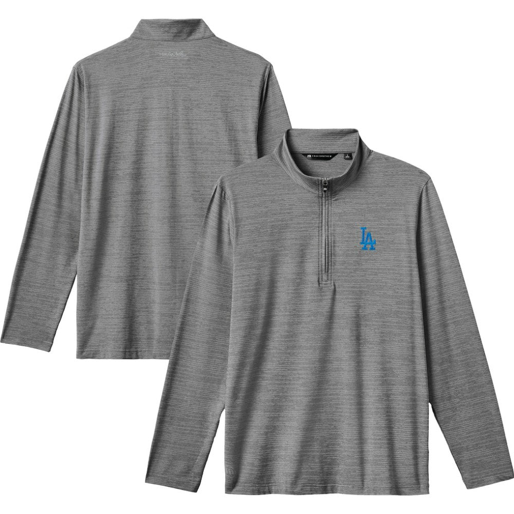 Los Angeles Dodgers TravisMathew The Heater Quarter-Zip Pullover Top for sale