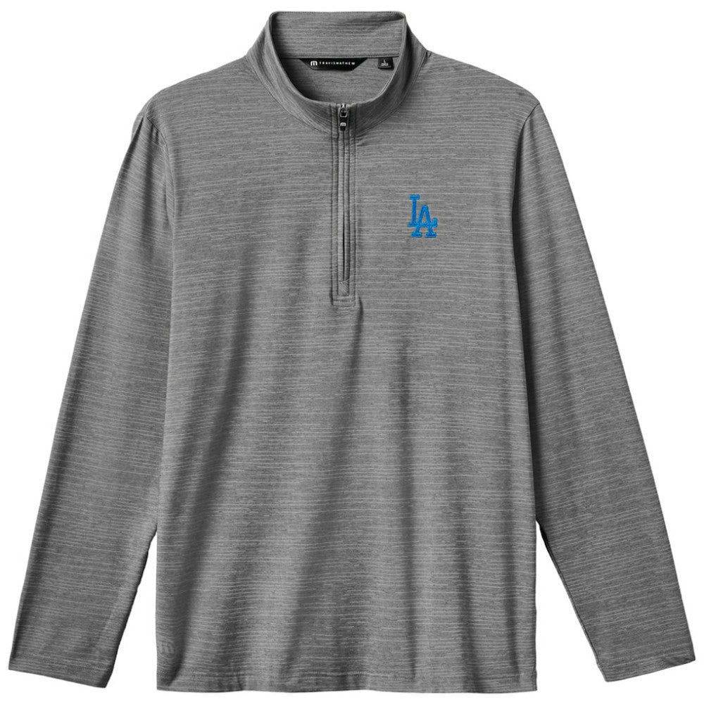 Los Angeles Dodgers TravisMathew The Heater Quarter-Zip Pullover Top for sale