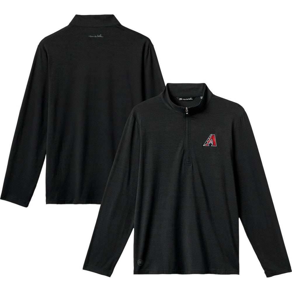 Arizona Diamondbacks TravisMathew The Heater Quarter-Zip Pullover Top Outlet