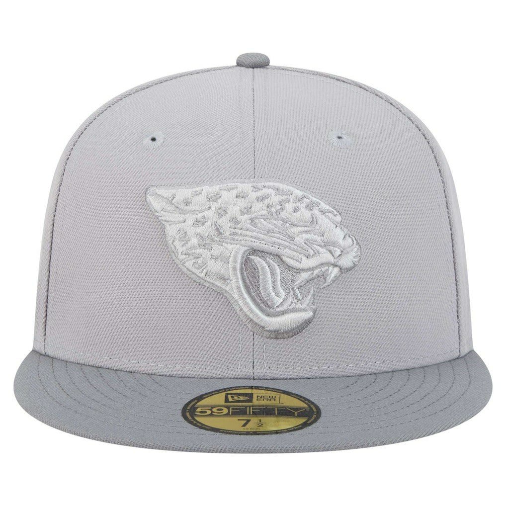 Jacksonville Jaguars New Era Iron Cloud 59FIFTY Fitted Hat - Gray/Graphite - NFL
