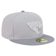 Jacksonville Jaguars New Era Iron Cloud 59FIFTY Fitted Hat - Gray/Graphite - NFL