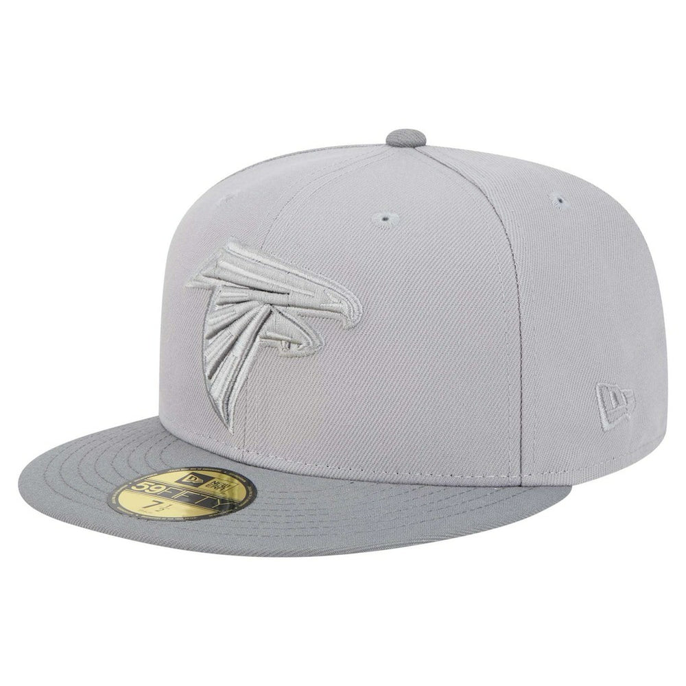 Atlanta Falcons New Era Iron Cloud 59FIFTY Fitted Hat - Gray/Graphite - NFL