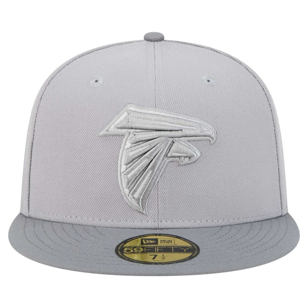 Atlanta Falcons New Era Iron Cloud 59FIFTY Fitted Hat - Gray/Graphite - NFL