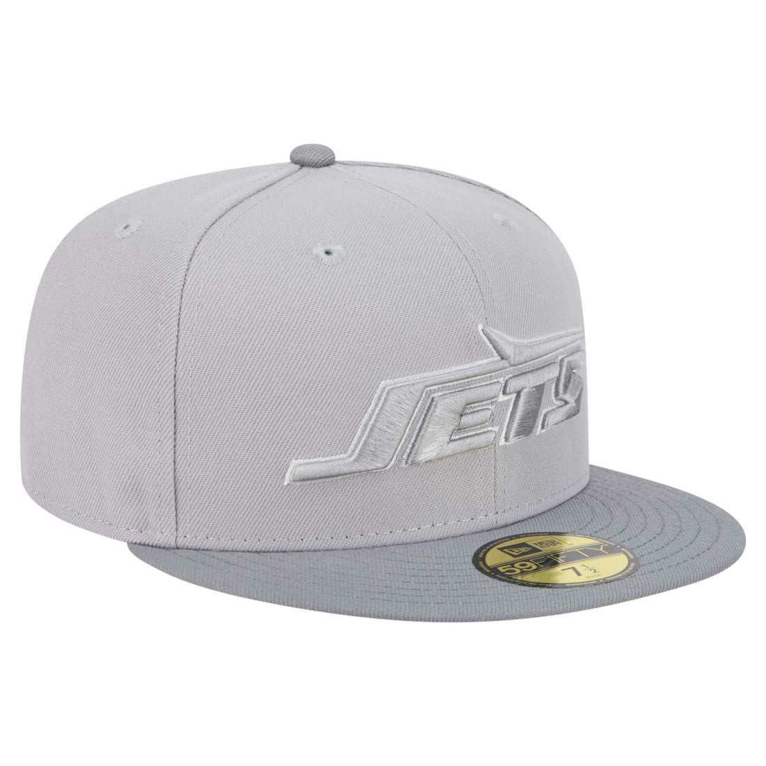 New York Jets New Era Iron Cloud 59FIFTY Fitted Hat - Gray/Graphite - NFL