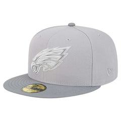 Philadelphia Eagles New Era Iron Cloud 59FIFTY Fitted Hat - Gray/Graphite - NFL
