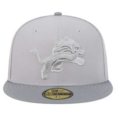 Detroit Lions New Era Iron Cloud 59FIFTY Fitted Hat - Gray/Graphite - NFL